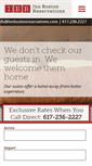 Mobile Screenshot of innbostonreservations.com